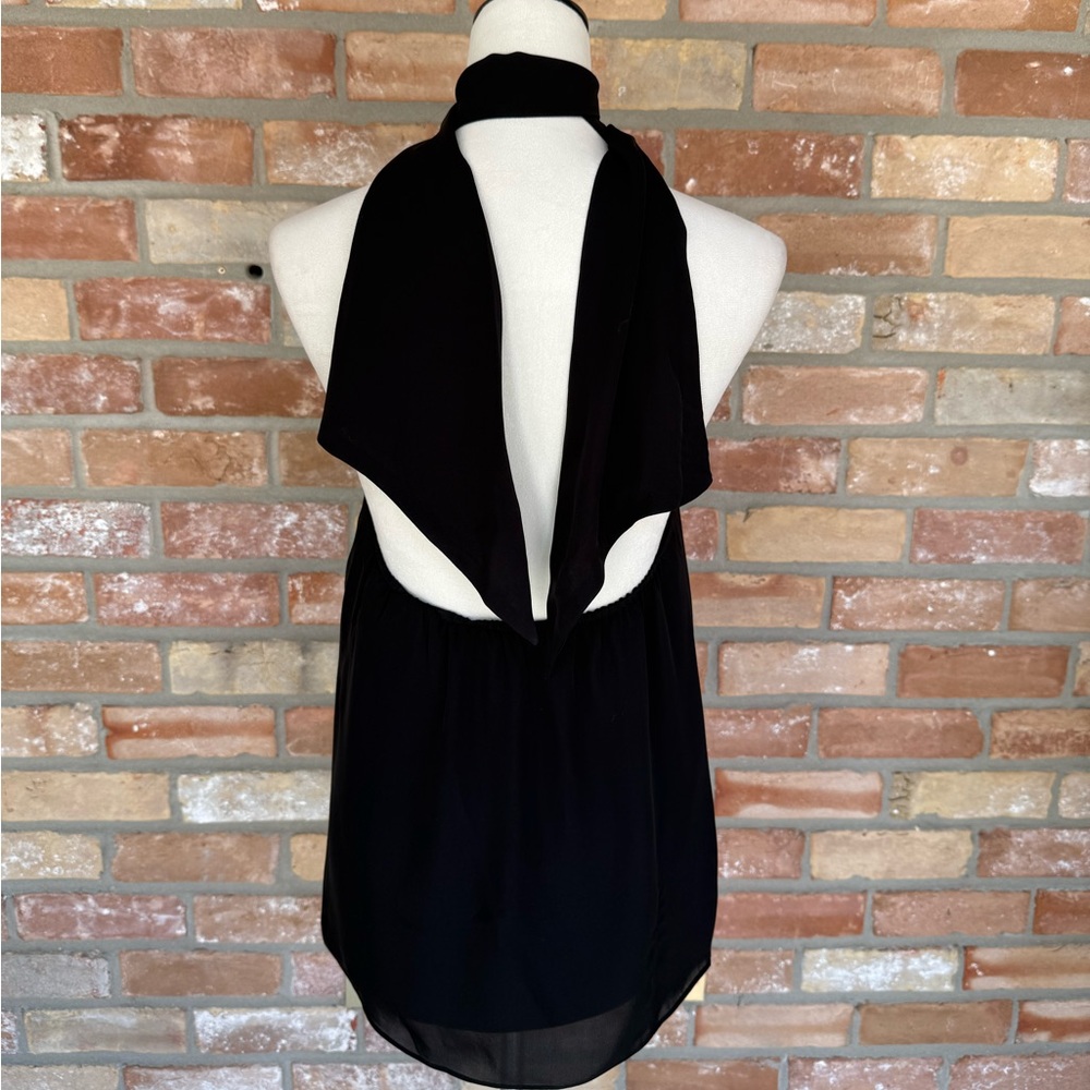Haute Hippie Black Halter Tank Top - Picture 5 of 8